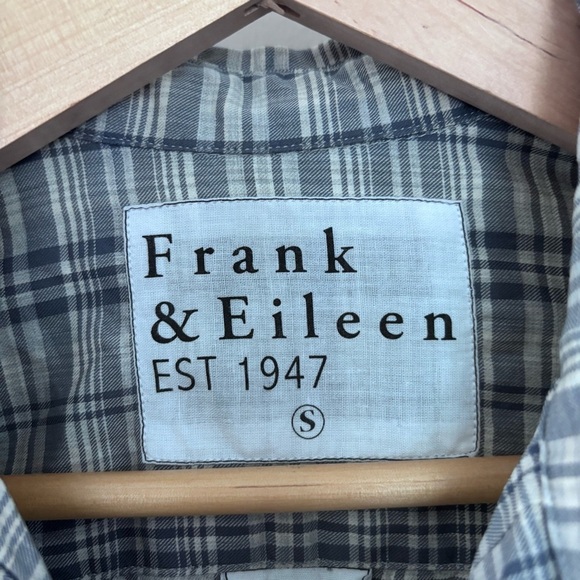 Frank & Eileen Barry Grey‎ Plaid Button Down 100% Cotton Shirt Size S - Picture 3 of 10